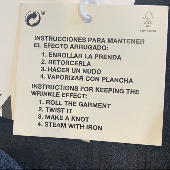 Zara Wrinkled Effect Maxi Skirt with Fringing Black Size Small - Picture 13 of 16